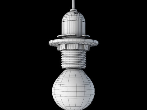 Incandescent light bulb E14 E27 3D Model