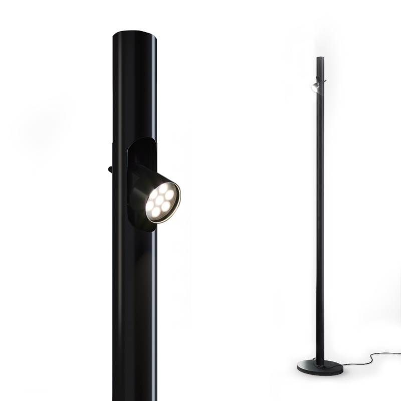 Floor lamp adjustable 3D Model .c4d .max .obj .3ds .fbx .stl .blend 