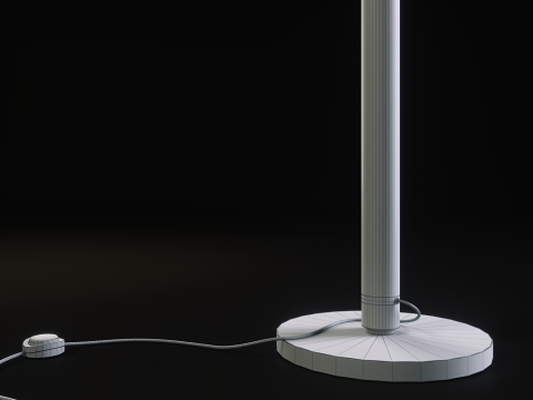 Floor lamp adjustable 3D Model