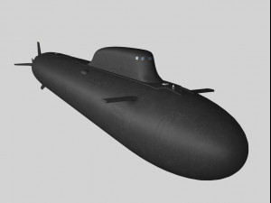 submarine 3D Model