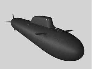 submarine 3D Model