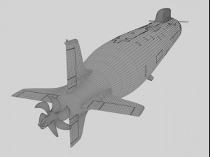 submarine Model 3D