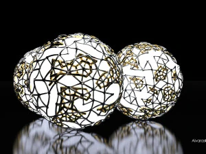 dual mesh sphere 3D Model