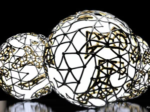 dual mesh sphere 3D Model