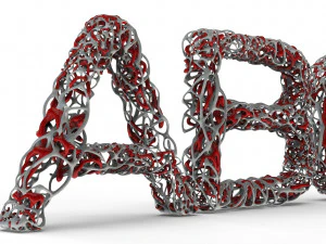 dual mesh fonts 3D Print Model