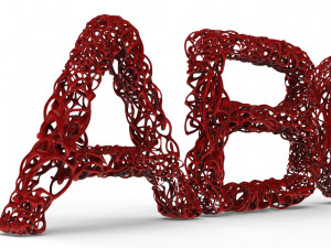 dual mesh fonts 3D प्रिंट मॉडल