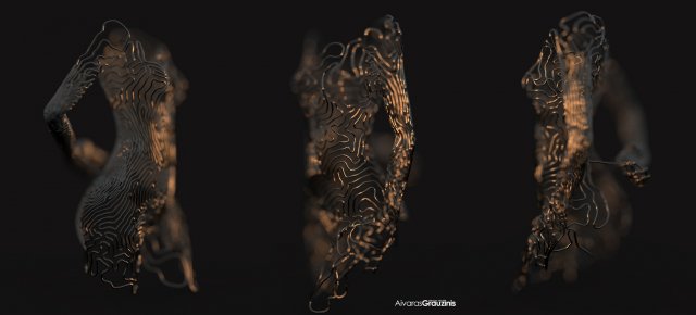 traced 3D प्रिंट मॉडल .c4d .max .obj .3ds .fbx .stl .blend 