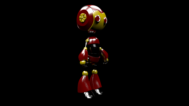 robot 3D Модель .c4d .max .obj .3ds .fbx .stl .blend