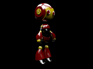 기계 인간 3D 모델