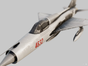 mig-21 3D मॉडल