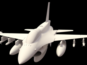 f 16 -4 variants 3D मॉडल