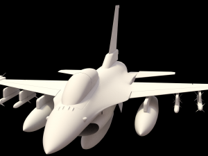 f 16 -4 variants 3D मॉडल