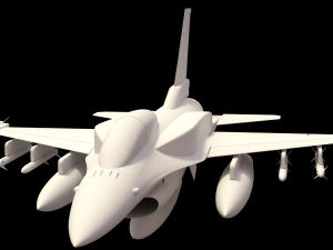 f 16 -4 variants 3D मॉडल