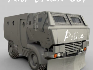 riot truck-001 3D Model