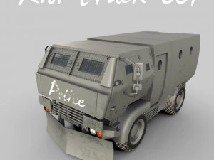 riot truck-001 3D Model