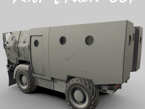 riot truck-001 3D Modell