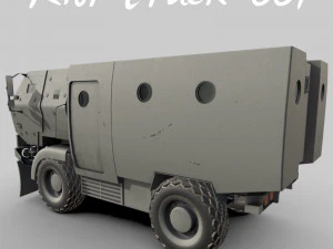 riot truck-001 3D Model