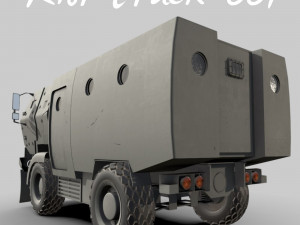 riot truck-001 3D Modell