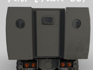 riot truck-001 3D Modell