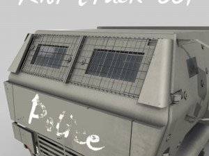 riot truck-001 3D Modell