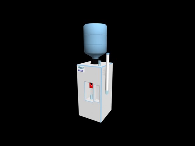 water cooler 3D मॉडल .c4d .max .obj .3ds .fbx .stl .blend 