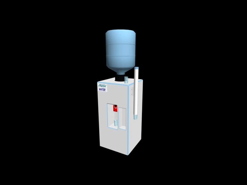 water cooler 3D Model .c4d .max .obj .3ds .fbx .stl .blend 