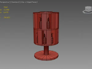 wine carousel 3D Model