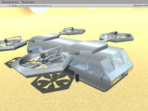 flying camper 3D Model