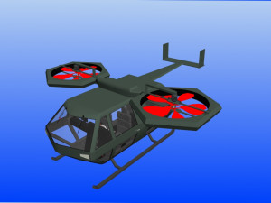 helicopter 3Dモデル