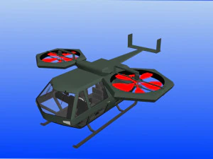 helic&oacute;ptero Modelo 3D