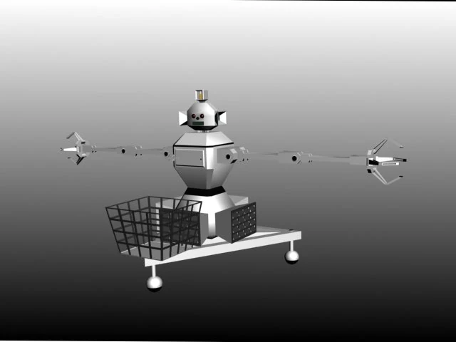 the service robot 3D Model .c4d .max .obj .3ds .fbx .stl .blend
