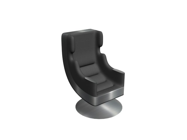 the armchair 3D Model .c4d .max .obj .3ds .fbx .stl .blend 