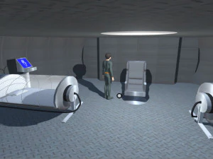 안락의자 3D 모델