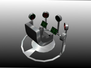 pilot seat 3D मॉडल