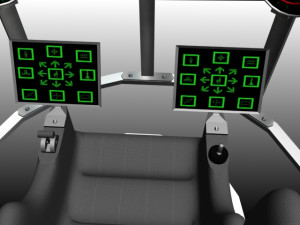 pilot seat 3D 模型