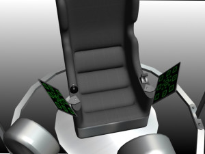 pilot seat 3D 模型