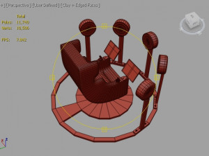 pilot seat 3D 模型