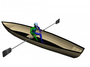 the boat 3D-Modell