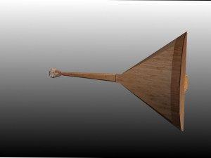 russian balalayka Modello 3D
