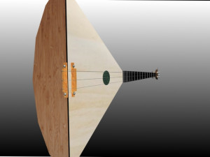 russian balalayka Modello 3D