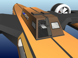 the seaplane Model 3D