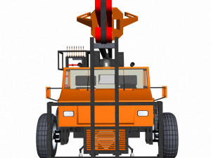 Toon crane 3D 模型