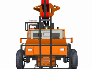 Мультяшный кран 3D Модель