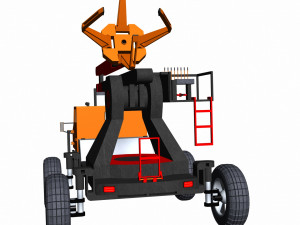 Toon crane 3D 模型