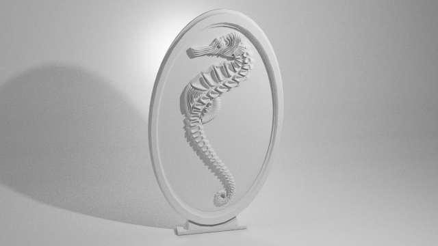 hippocampus Modelo 3D .c4d .max .obj .3ds .fbx .stl .blend 