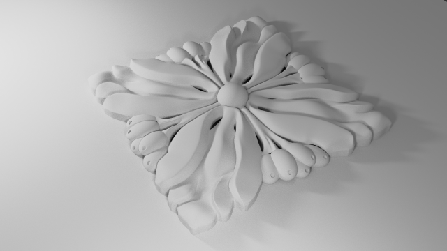 medallion Modelo 3D .c4d .max .obj .3ds .fbx .stl .blend 