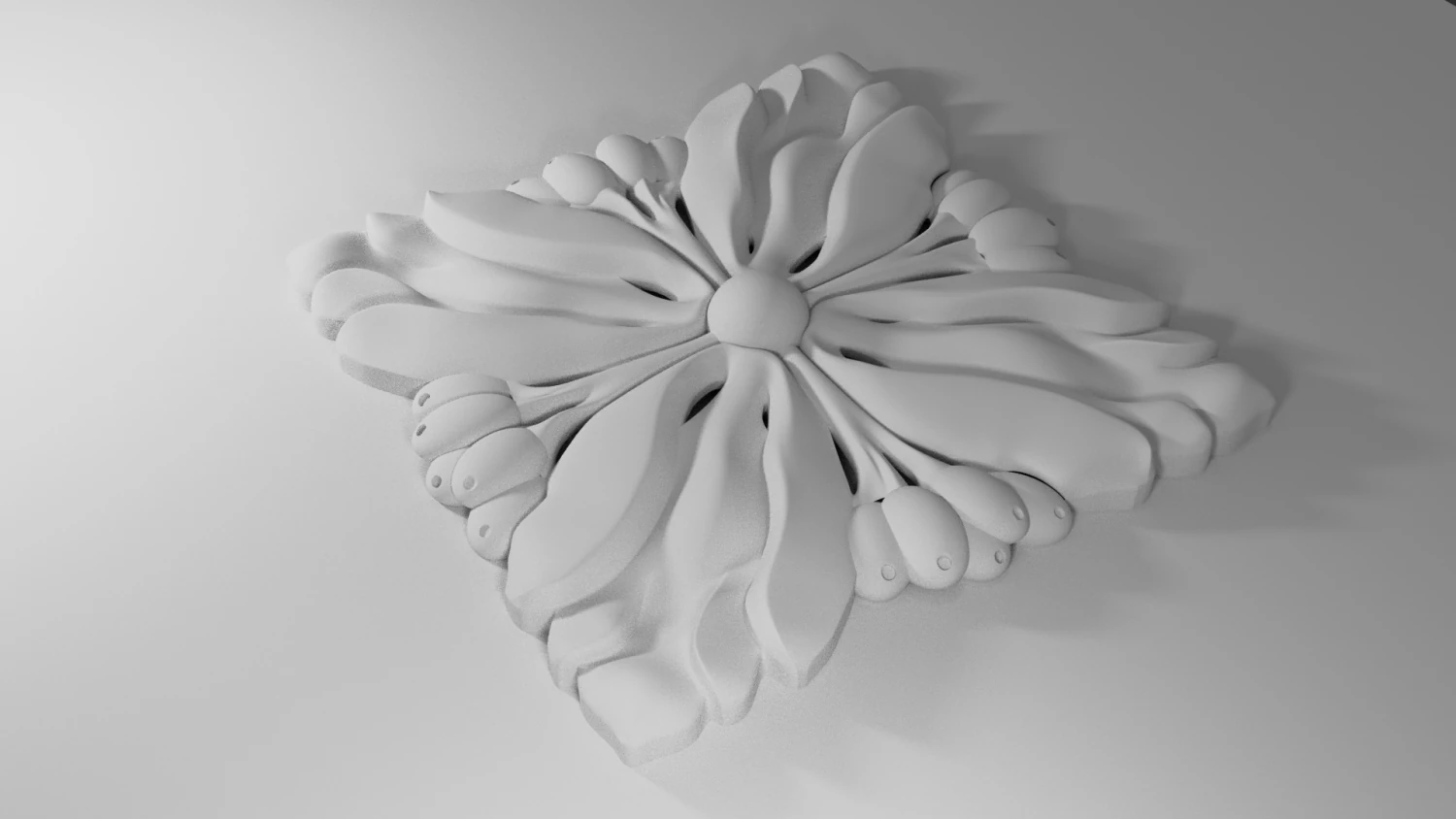 medallion 3D Model .c4d .max .obj .3ds .fbx .stl .blend 