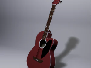 클래식 기타 3D 모델