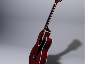 classical guitar 3D 모델