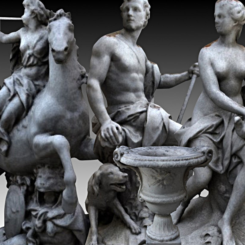 Louvre Museum Sculptures Collection Modelo 3D .c4d .max .obj .3ds .fbx .stl .blend 